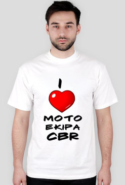 Koszulka Love Moto Ekipa / biała