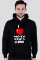 Bluza Love Moto Ekipa / czarna