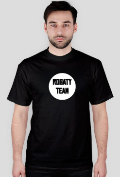 Koszulka RogatyTeam LOGO Męska CZARNA