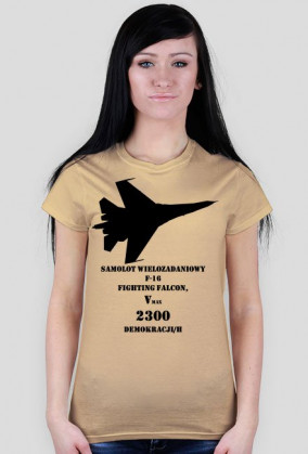T-shirt damski F-16