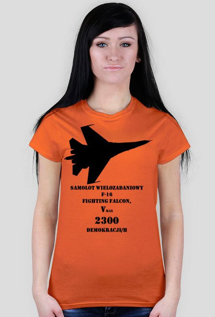 T-shirt damski F-16