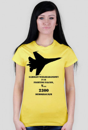 T-shirt damski F-16