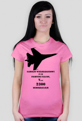 T-shirt damski F-16