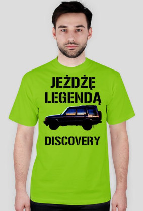 Jeżdżę Discovery - czarne napisy