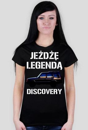 Jeżdżę Discovery - białe napisy