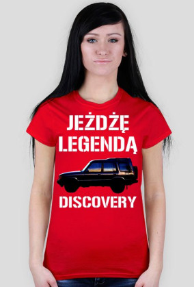 Jeżdżę Discovery - białe napisy