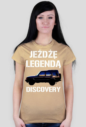 Jeżdżę Discovery - białe napisy