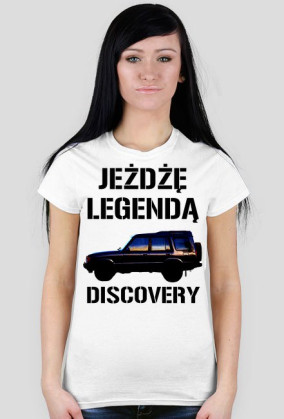 Jeżdżę Discovery - czarne napisy