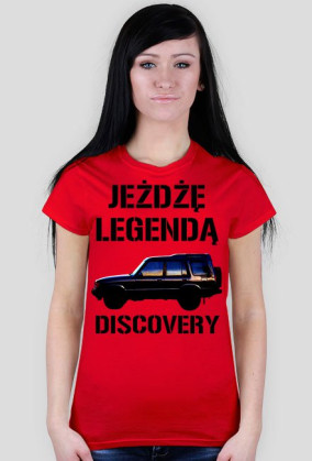 Jeżdżę Discovery - czarne napisy