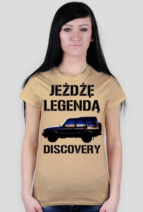 Jeżdżę Discovery - czarne napisy