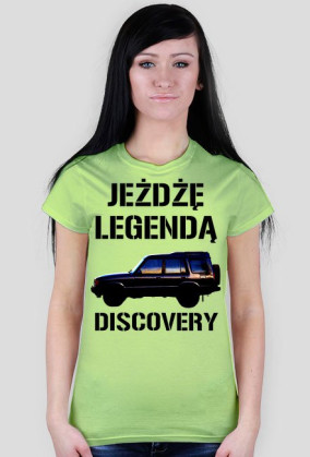 Jeżdżę Discovery - czarne napisy