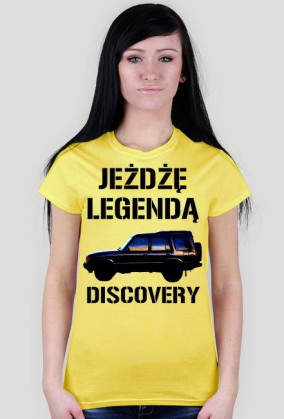 Jeżdżę Discovery - czarne napisy