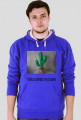 Bluza z kapturem z kaktusem