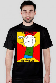 Człowiek Ziewnięcie - czarna