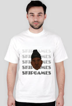 Koszulka SkipPlayGames BIAŁA