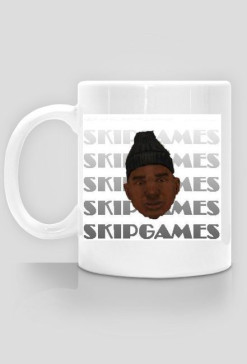 Kubek SkipPlayGames BIAŁY