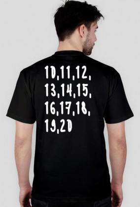 Koszulka z numerami