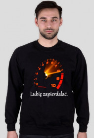 Bluza "Lubię zapier*alać" czarna męska