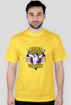 Never Give Up John Cena WWE T-shirt