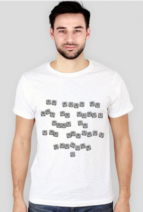 T-shirt Męski SLIM. To play or not to play.