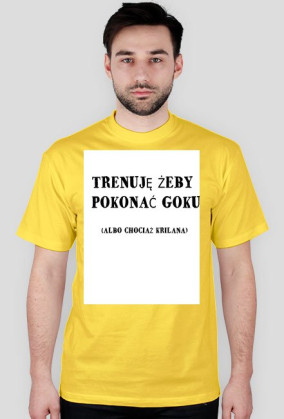 Trenuję żeby pokonać goku