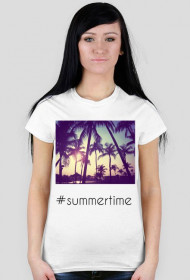 T-shirt SUMMERTIME palmy by PrincessStyle