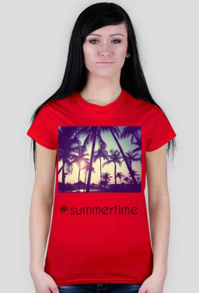 T-shirt SUMMERTIME palmy by PrincessStyle
