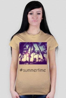 T-shirt SUMMERTIME palmy by PrincessStyle
