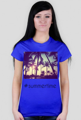 T-shirt SUMMERTIME palmy by PrincessStyle