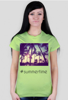 T-shirt SUMMERTIME palmy by PrincessStyle