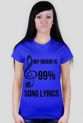 T-shirt MY BRAIN music lyrics song by PrincessStyle