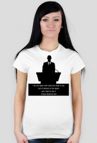 T-shirt damski wolność słowa