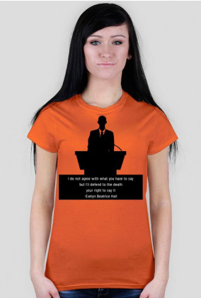 T-shirt damski wolność słowa