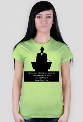 T-shirt damski wolność słowa