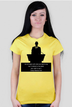 T-shirt damski wolność słowa