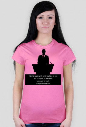 T-shirt damski wolność słowa