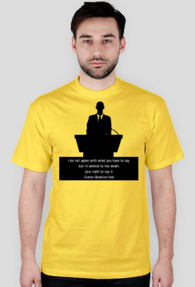 T-shirt męski wolność słowa