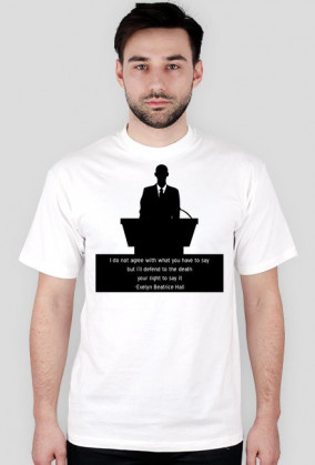 T-shirt męski wolność słowa