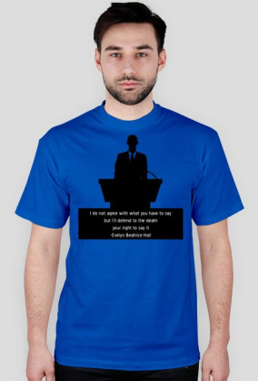T-shirt męski wolność słowa