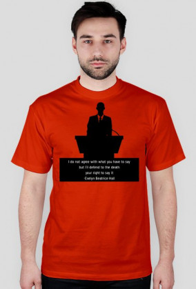 T-shirt męski wolność słowa