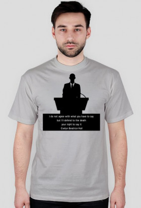 T-shirt męski wolność słowa