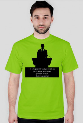 T-shirt męski wolność słowa