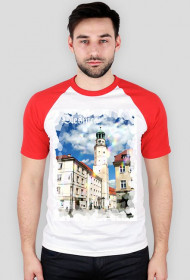 Koszulka z krotkim rekawem Pozdrowienia z Olesnicy Rynek-Ratusz