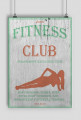 Vintage Fitness Club - PLAKAT