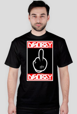 DISobey koszulka czarna męska 1