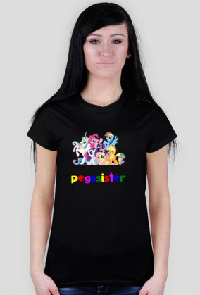 T-shirt damski PEGASISTER MyLittlePony kucyki by PrincessStyle