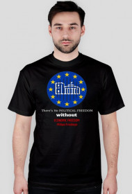 T-shirt męski wolność polityczna-gospodarcza