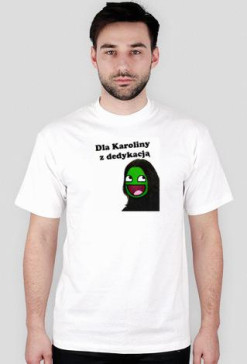 Biała Dla Karoliny z dedykacją