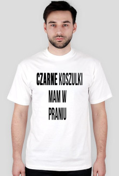 Czarne koszulki Mężczyzna