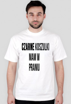 Czarne koszulki Mężczyzna